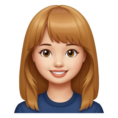 Debby Ryan with straight bangs sticker