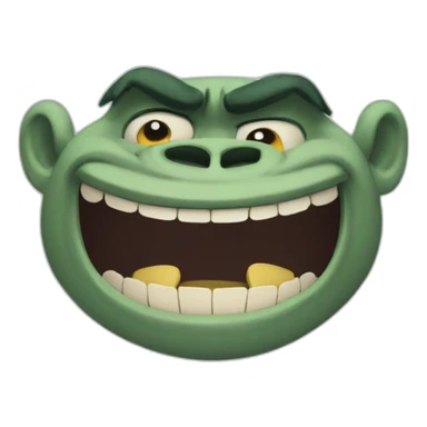 2-d gorillaz smile sticker