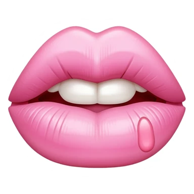 light pink lipstick kiss mark 💋 sticker