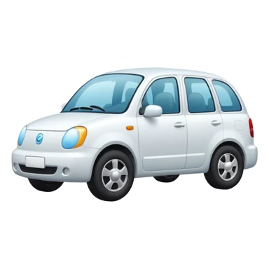 a vehicle made out of cloud  sticker