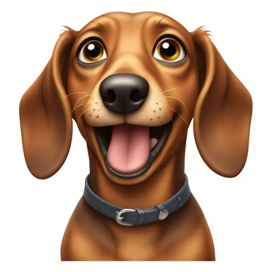 Mad wiener dog sticker