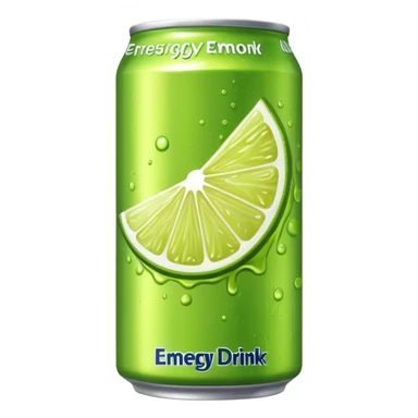 lime green energy drink sticker