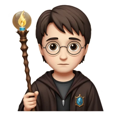 Harry Potter magical wand no kristal and sade sticker