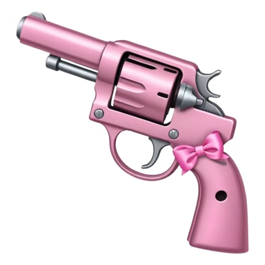pink pistol with a pink ribbon sticker