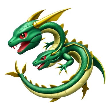 Mega rayuaza emoji sticker