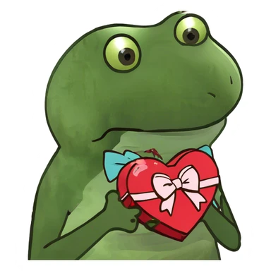 Choclate love sticker