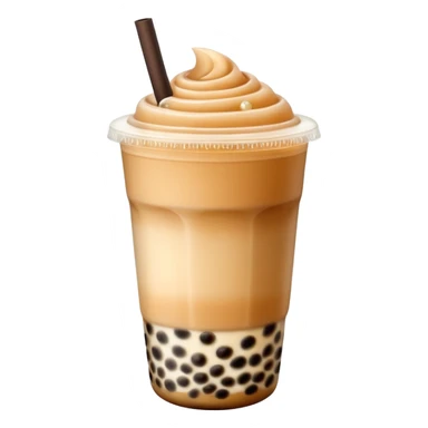 Bubble tea coffee sticker