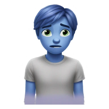 sadness from inside out movie sticker