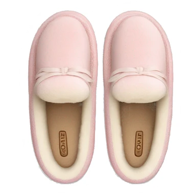 light pink UGG Tasman slippers sticker