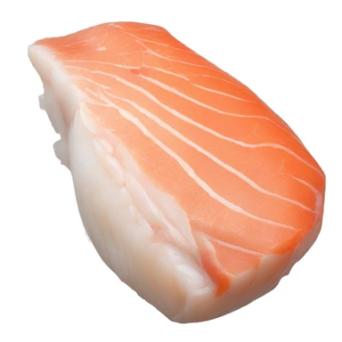 Pacific cod　steak with the skin still attached sticker