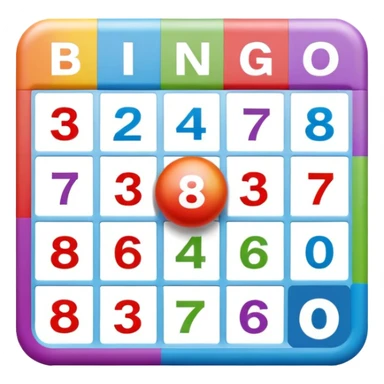 The game Bingo  sticker