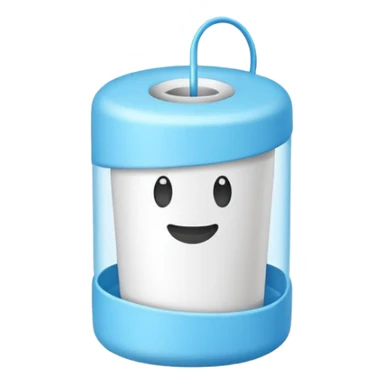 Roll of Dental floss  sticker