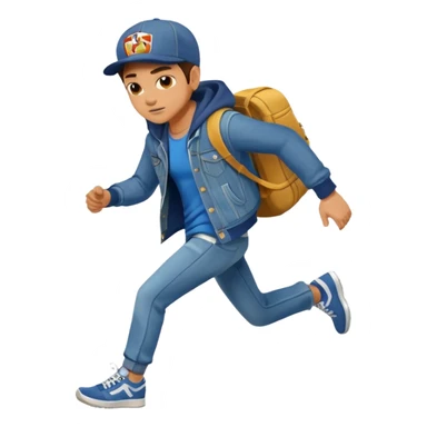 Subway surfers jake full body running  sticker