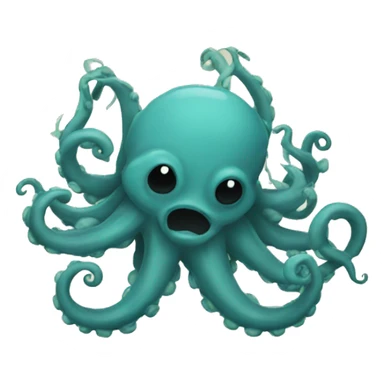 Create a kraken emoji  sticker