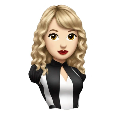 Taylor swift in her eras tour reputation outfit sticker