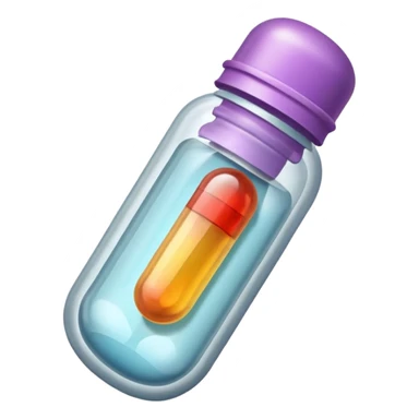 a medicine capsule sticker