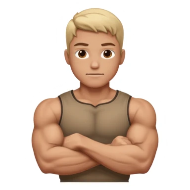   crossing  arm  no face just arm  sticker