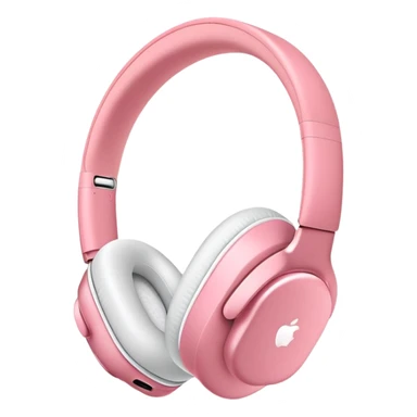 pink Apple AirPods Max headphones sticker