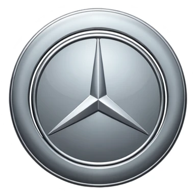 Mercedes logo sticker