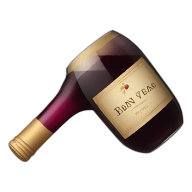 boueille de vin sticker