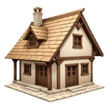 A wooden house inspired by Lycian architecture, built with traditional interlocking joinery and no nails sticker