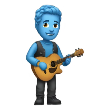 un musicien dans un vêtement serré sticker