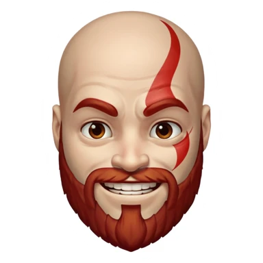 kratos smıle sticker