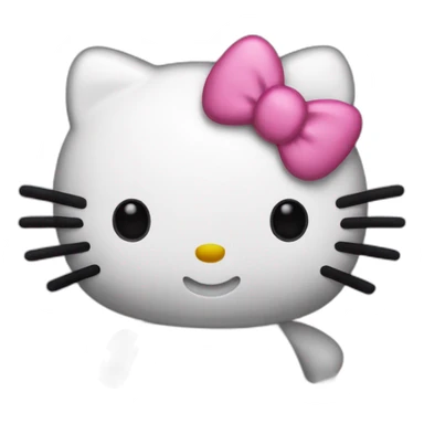 Hello kitty motera sticker
