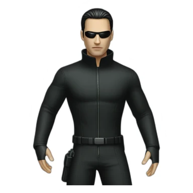 The Matrix man full body sticker