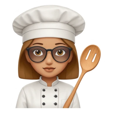 girl Chef with sunglasses sticker