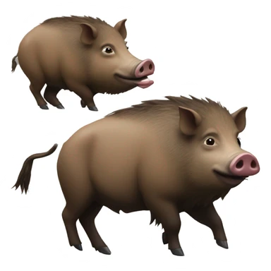 boar as a elon musk sticker