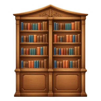 library aestetic sticker