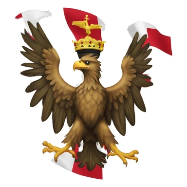 habsburg flag wih eagle sticker