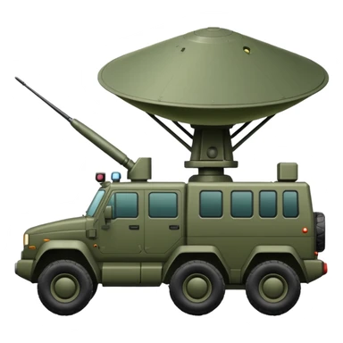 vehicle with electronic warfare equipment sticker