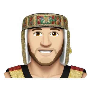 khabib nurmagomedov with a Caucasian national headdress
 sticker