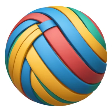 A Rubber Band Ball. sticker