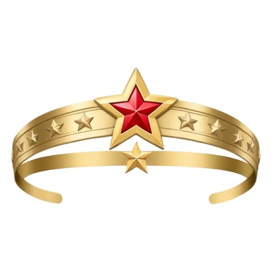 Wonder Woman headband sticker