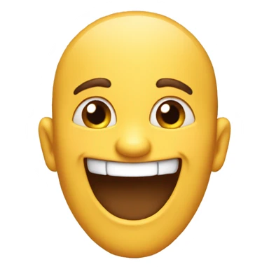 Make an emoji Laughing really heard sticker