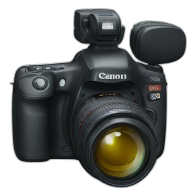 canon camera with 777 as logo sticker