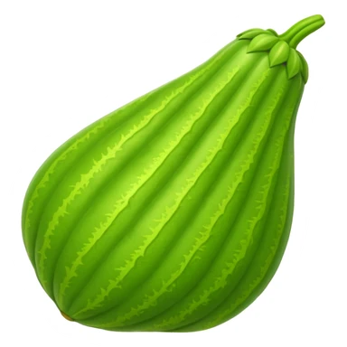 Pointed gourd sticker