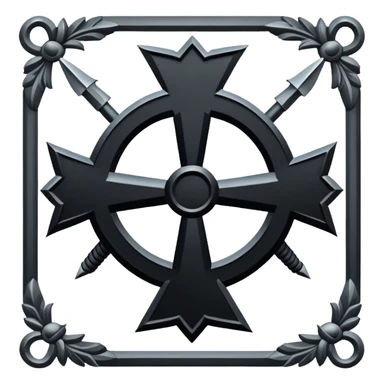 A German empire military symbol sticker