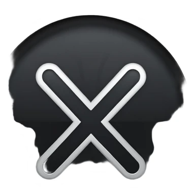 bir siyah içi boş yuvarlak içinede siyah bir artı ama artının o uçları yuvarlağı içinden azıcık çıksın sticker