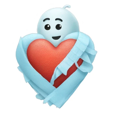 Frozen and bandages heart sticker