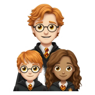  Harry Potter, Ron Weasley and Hermione Granger sticker