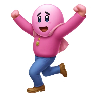 Kirby dance sticker
