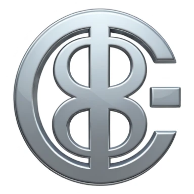 $ dollar metal symbol sticker