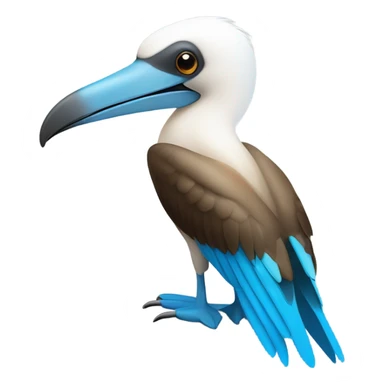 Blue-footed booby sticker