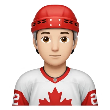 canadian hockey player sticker