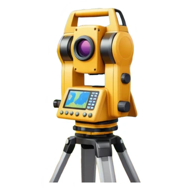 Digital survey using total station instruments sticker