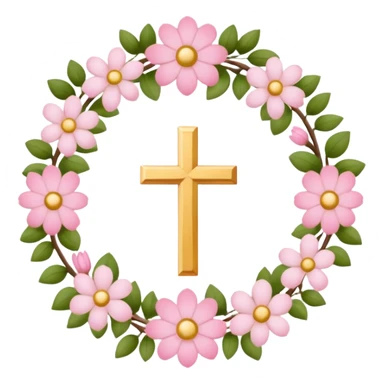 make a catholic catechism with very girly pink tones sticker